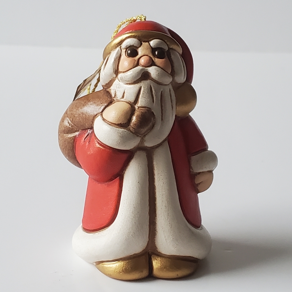 THUN Santa Claus Christmas Ornament High Quality Collectible Made In Italy EUC